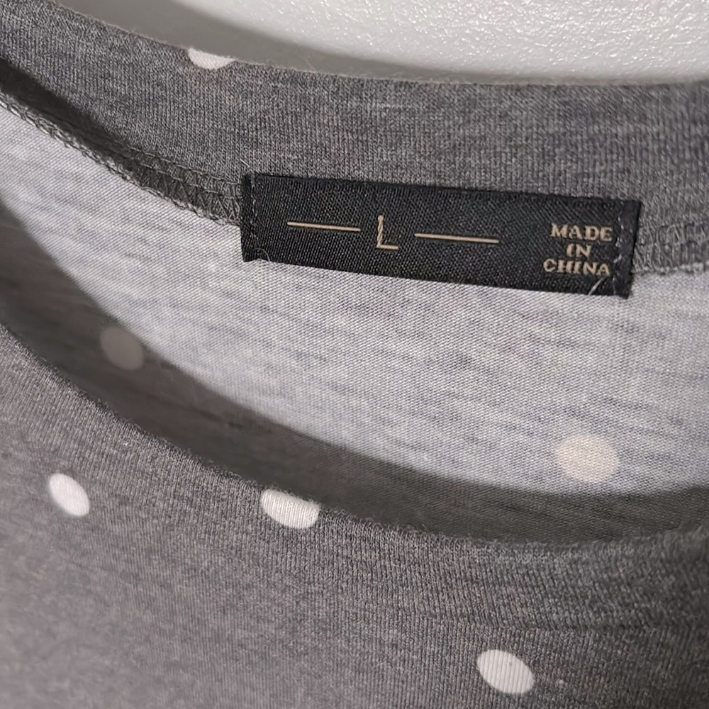 Grey‎ polkadot dress - Picture 3 of 5